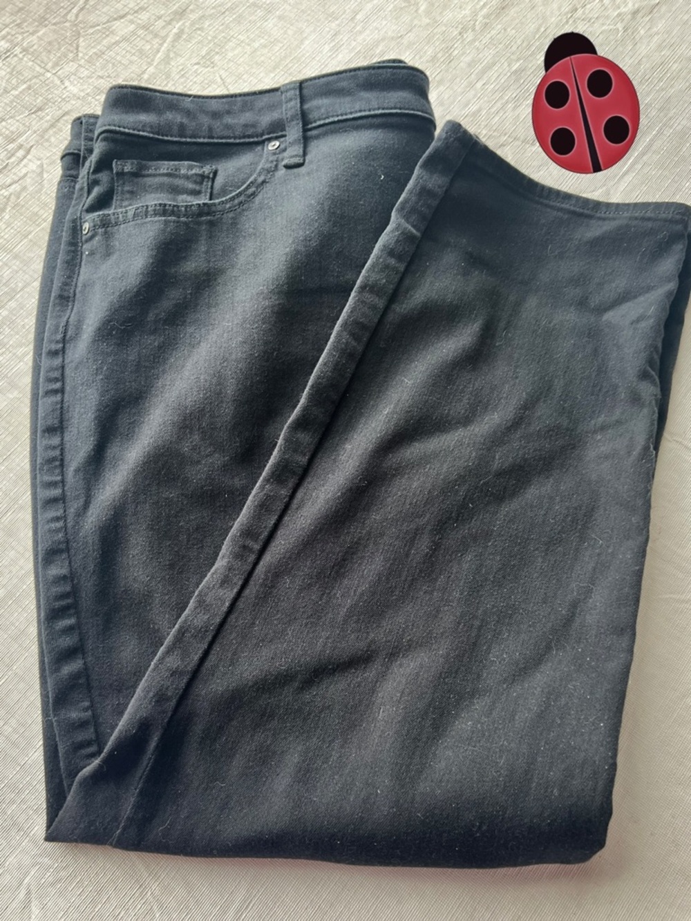 Chico’s So Slimming Girlfriend, cropped Jean - Black Chico’s  3/standard 16 - Picture 3 of 9